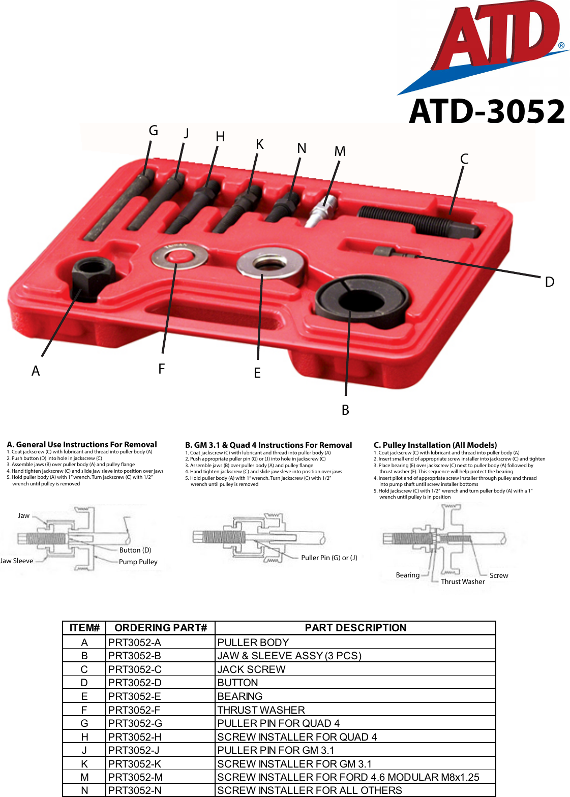 Page 1 of 1 - Atd-Tools Atd-Tools-Welding-System-Atd-3052-Users-Manual- ATD3052  Atd-tools-welding-system-atd-3052-users-manual