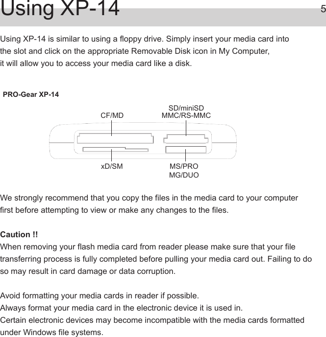 Page 6 of 8 - Atech-Flash-Technology Atech-Flash-Technology-Pro-Gear-Xp-14-Users-Manual- Cover B A  Atech-flash-technology-pro-gear-xp-14-users-manual