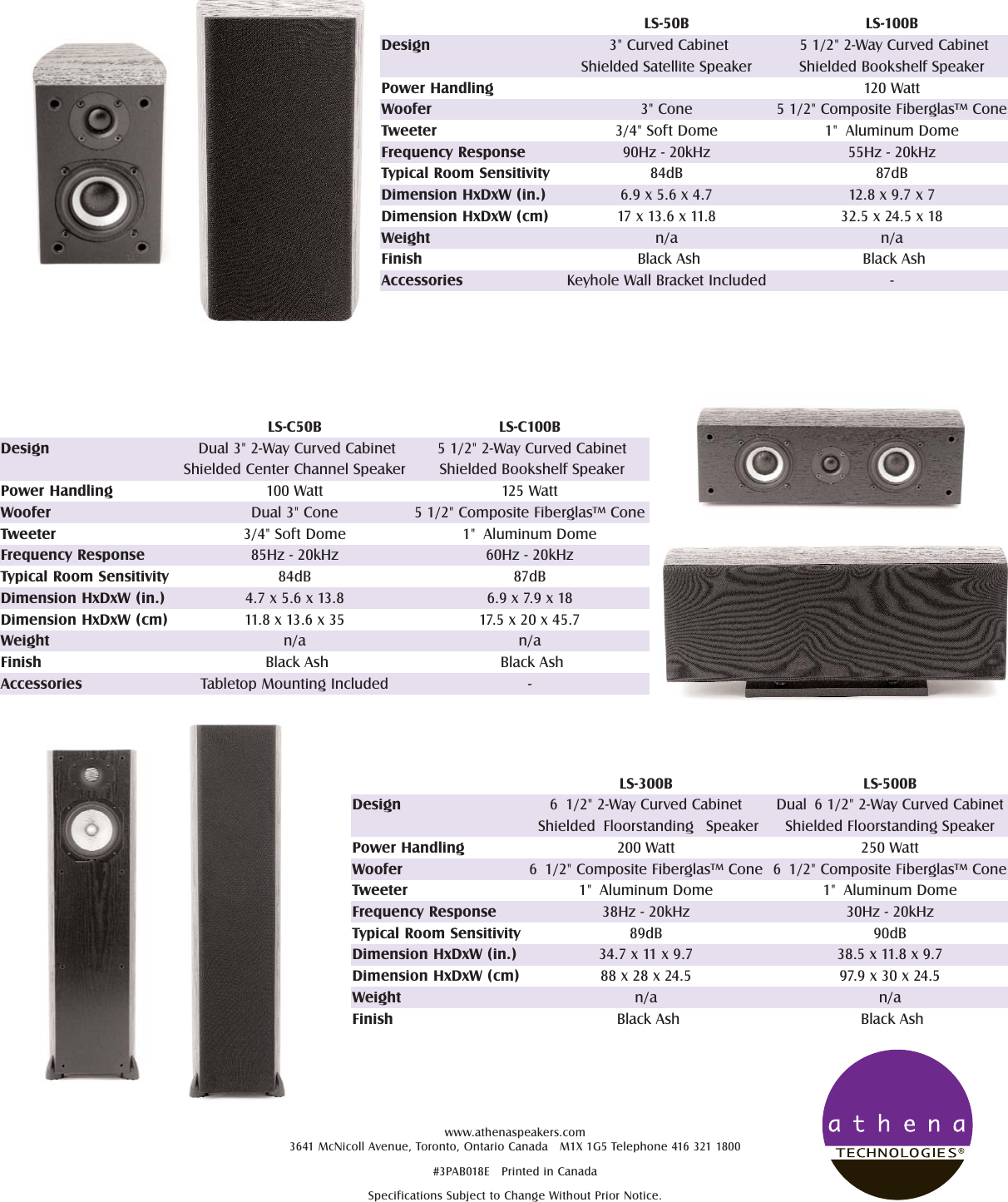 Page 2 of 2 - Athena-Technologies Athena-Technologies-Ls-100B-Users-Manual- LS Series Spec - 3PAB018E.qxp Athena-technologies-ls-100b-users-manual