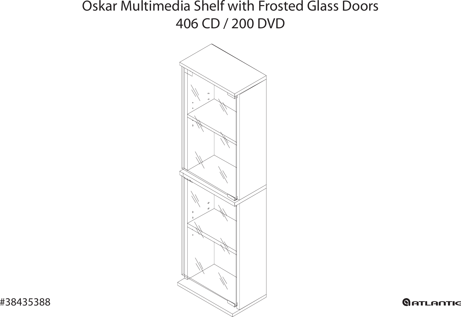Page 1 of 5 - Atlantic Atlantic-406-Cd-Users-Manual- 070806 Oskar With Frosted Glass Doors 38435388 R1.3  Atlantic-406-cd-users-manual