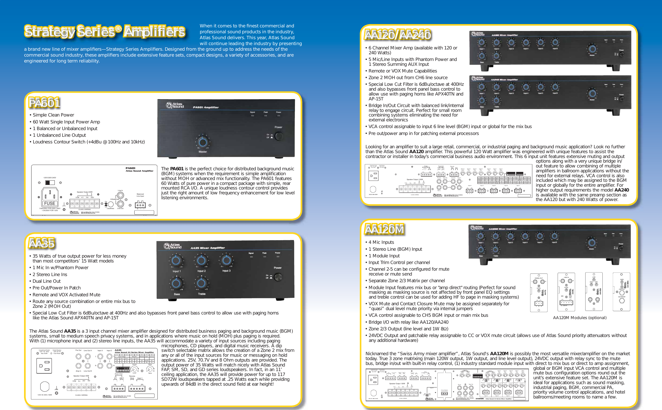 Page 2 of 2 - Atlas-Sound Atlas-Sound-Aa120-Users-Manual-  Atlas-sound-aa120-users-manual