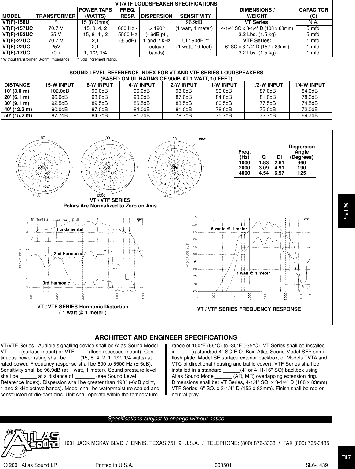 Page 3 of 4 - Atlas-Sound Atlas-Sound-Speaker-Users-Manual-  Atlas-sound-speaker-users-manual