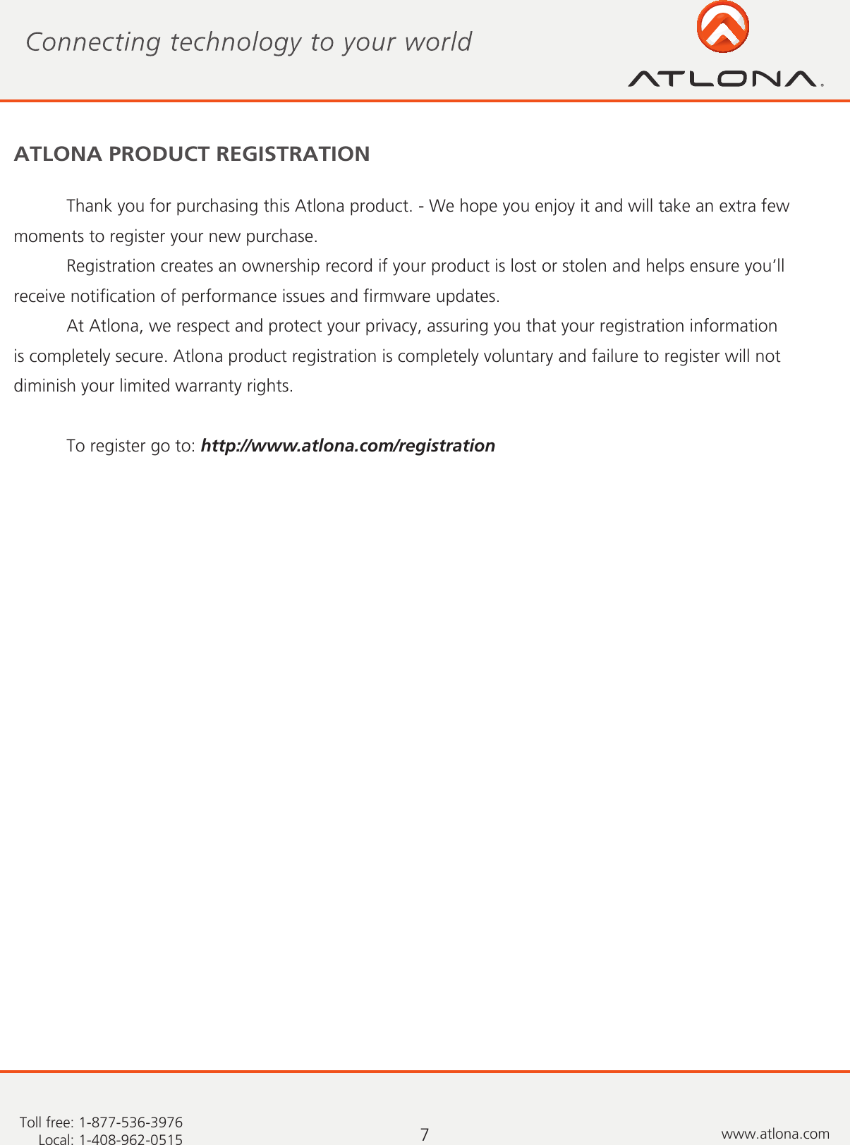 Page 8 of 8 - Atlona AT-HAD-V31 User Manual To The F278a27d-9172-4d1f-acb4-8fb955410b36