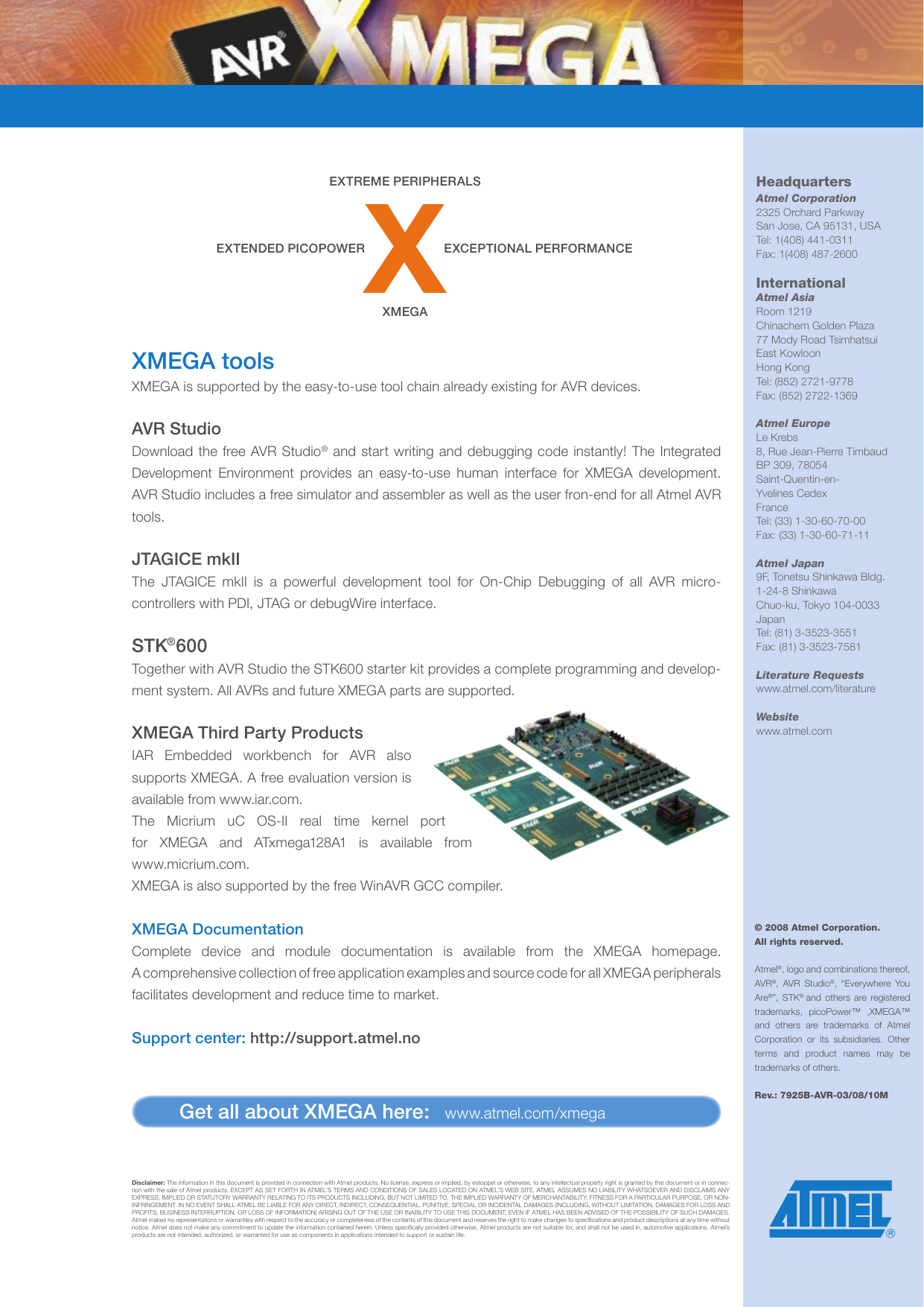 Page 4 of 4 - Atmel Atmel-Avr-Xmega-8-16-Bit-High-Performance-Low-Power-Flash-Microcontrollers-Users-Manual- AVR XMEGA Microcontrollers  Atmel-avr-xmega-8-16-bit-high-performance-low-power-flash-microcontrollers-users-manual