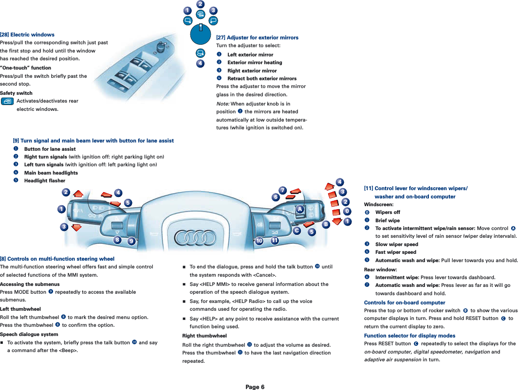 Page 6 of 8 - Audi Audi-Q7-Quick-Reference-Guide- ManualsLib - Makes It Easy To Find Manuals Online! Audi-q7-quick-reference-guide