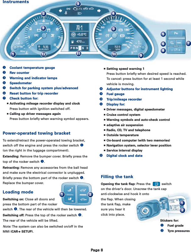 Page 8 of 8 - Audi Audi-Q7-Quick-Reference-Guide- ManualsLib - Makes It Easy To Find Manuals Online! Audi-q7-quick-reference-guide