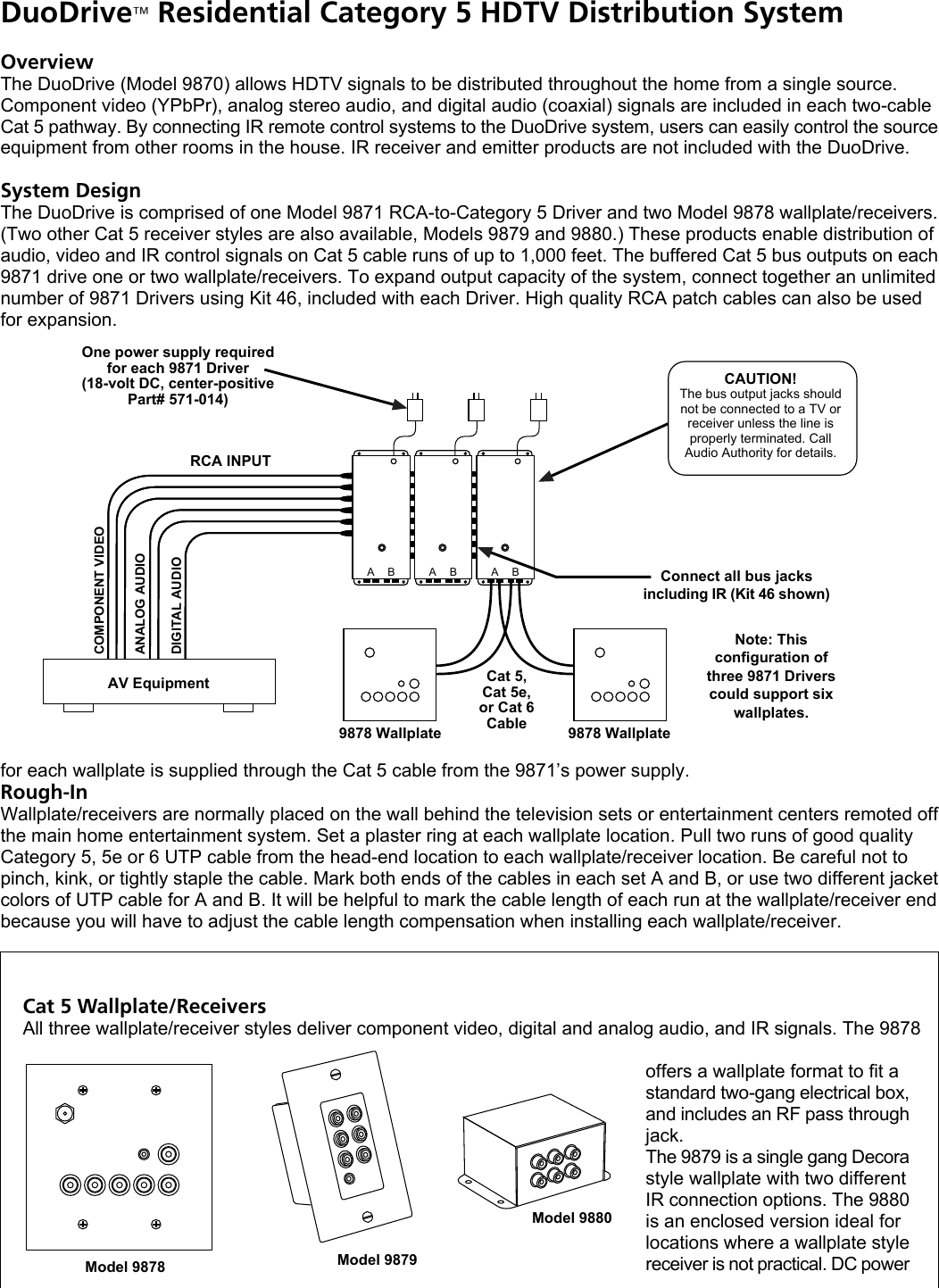 Page 2 of 4 - Audio-Authority Audio-Authority-9870-Users-Manual-  Audio-authority-9870-users-manual