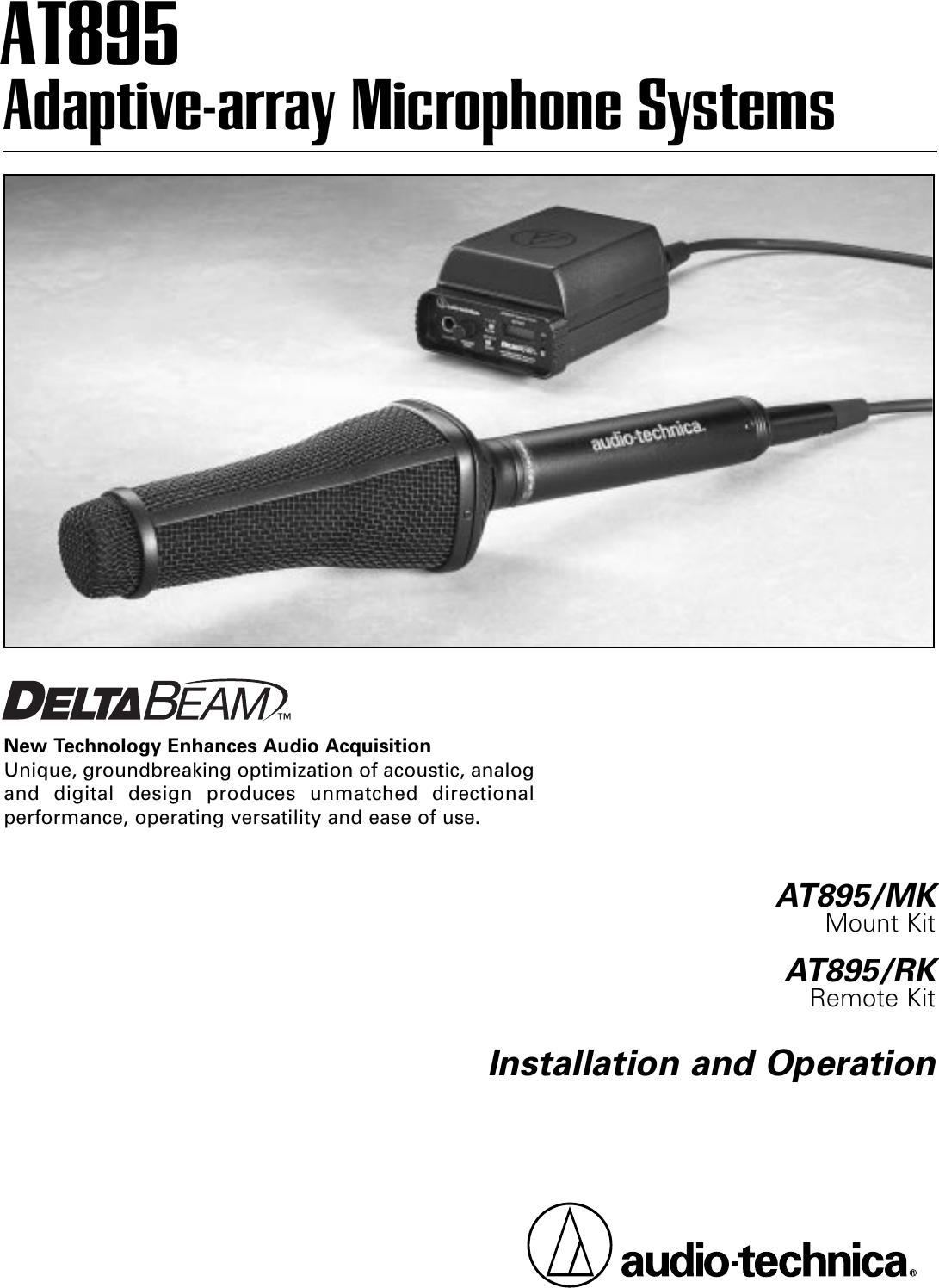 Page 1 of 8 - Audio-Technica Audio-Technica-At895-Users-Manual- P51171-x/AT895 OwnMan  Audio-technica-at895-users-manual