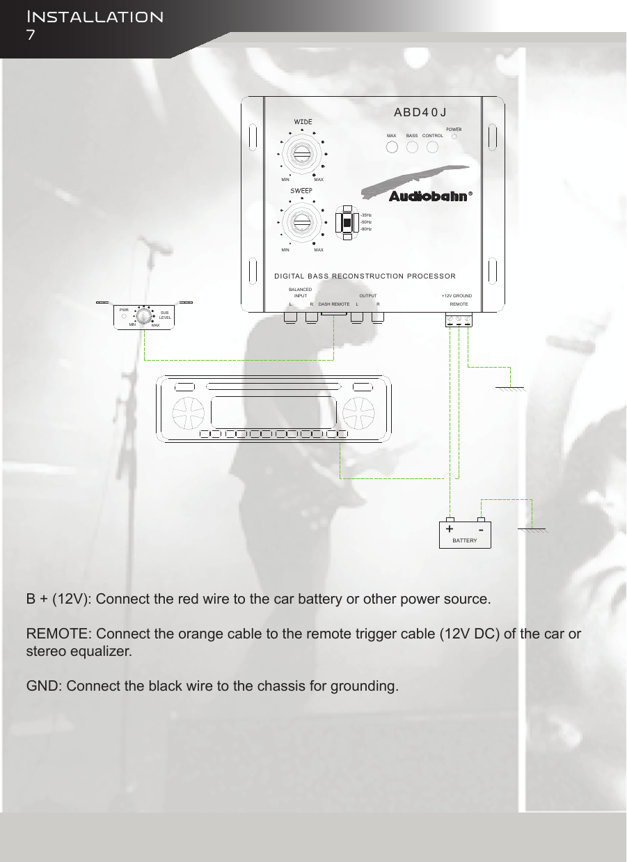 Page 8 of 12 - Audiobahn Audiobahn-Abd40J-Users-Manual-  Audiobahn-abd40j-users-manual