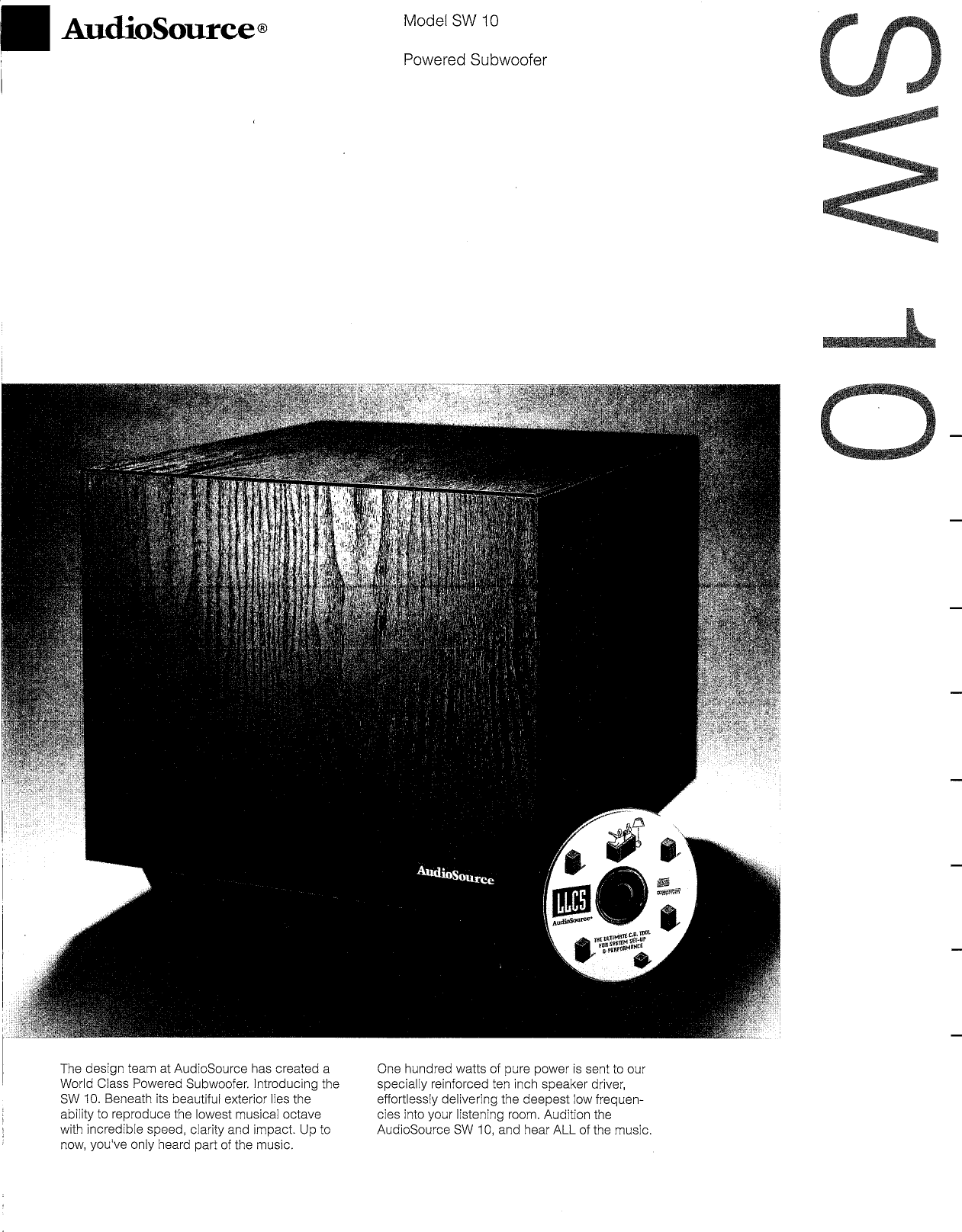 Page 1 of 2 - Audiosource Audiosource-Audiosource-Speaker--Sw-10-Users-Manual- Im4510_2090698000_20090224_1038 Audiosource-audiosource-speaker--sw-10-users-manual