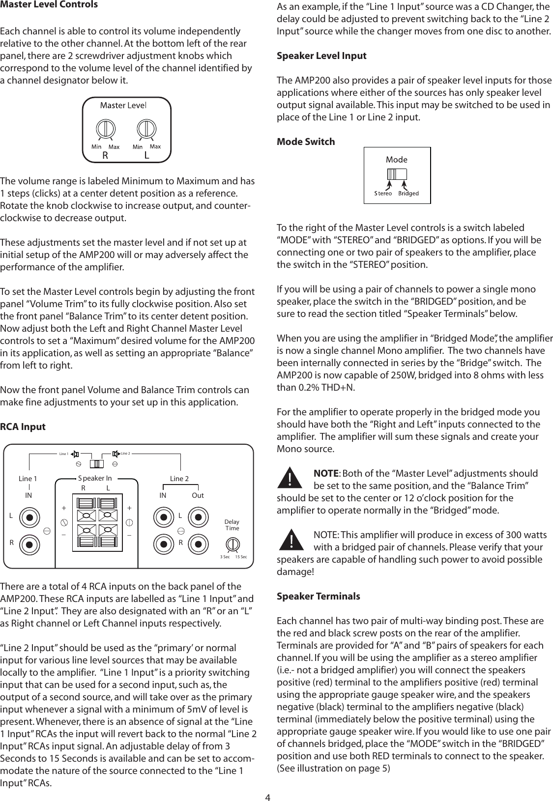 Page 4 of 6 - Audiosource Audiosource-Audiosource-Stereo-Amplifier-Amp200-Users-Manual- Page-1  Audiosource-audiosource-stereo-amplifier-amp200-users-manual