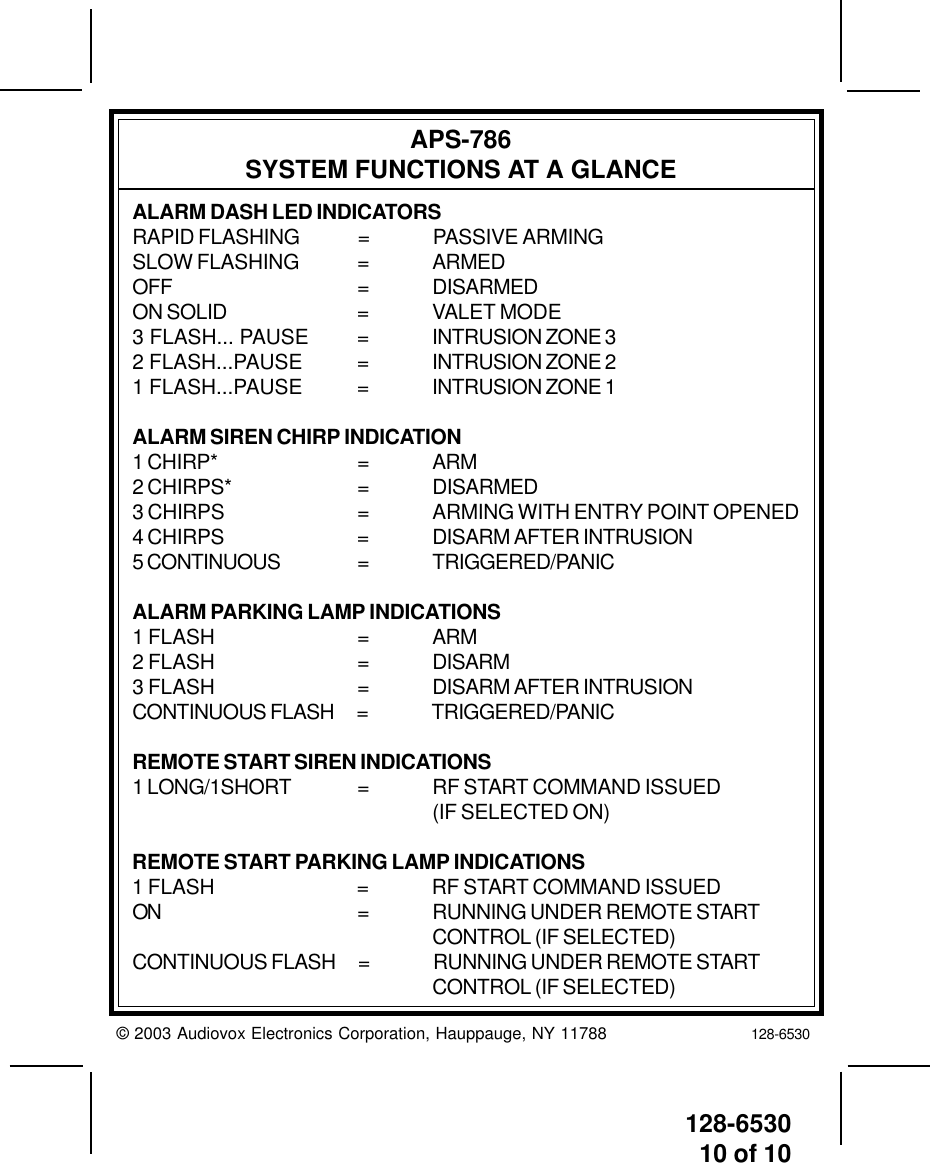 Page 10 of 10 - Audiovox Audiovox-Aps-786-Users-Manual- 1286530  Audiovox-aps-786-users-manual