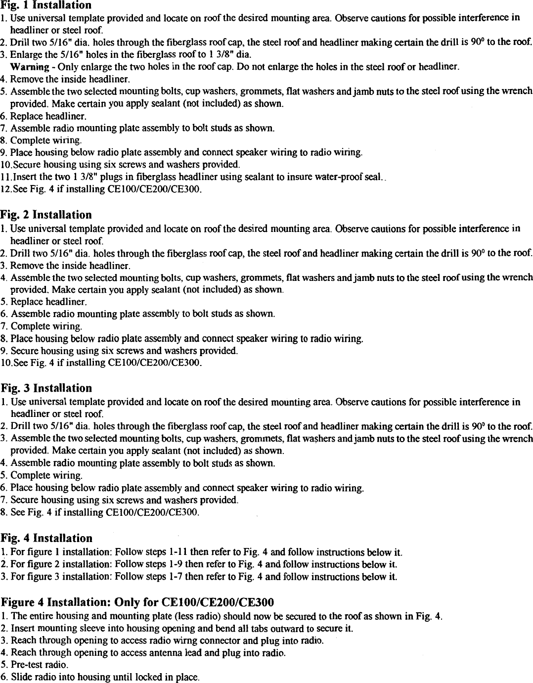 Page 2 of 8 - Audiovox Audiovox-Ce-100-Users-Manual-  Audiovox-ce-100-users-manual