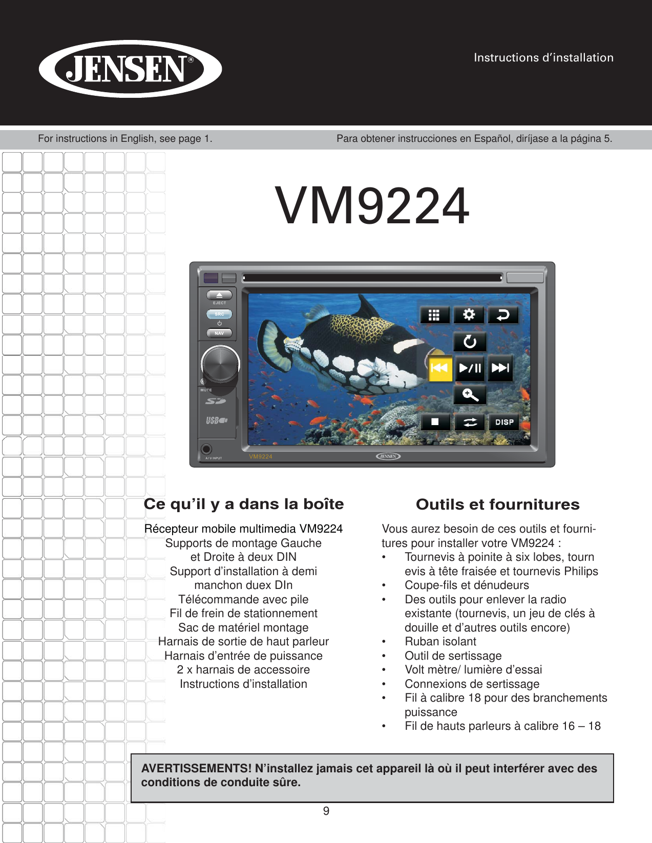 Audiovox Vm9224 Installation Manual VM9224InstallationGuide