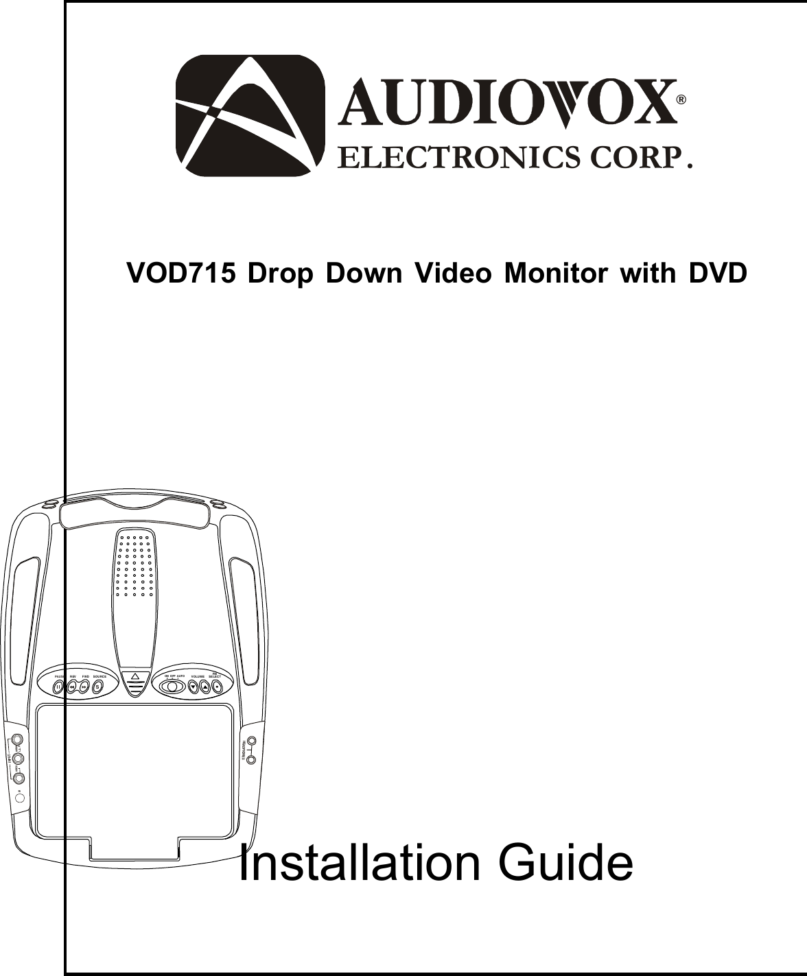 Audiovox Vod715 Users Manual 1286750.P65