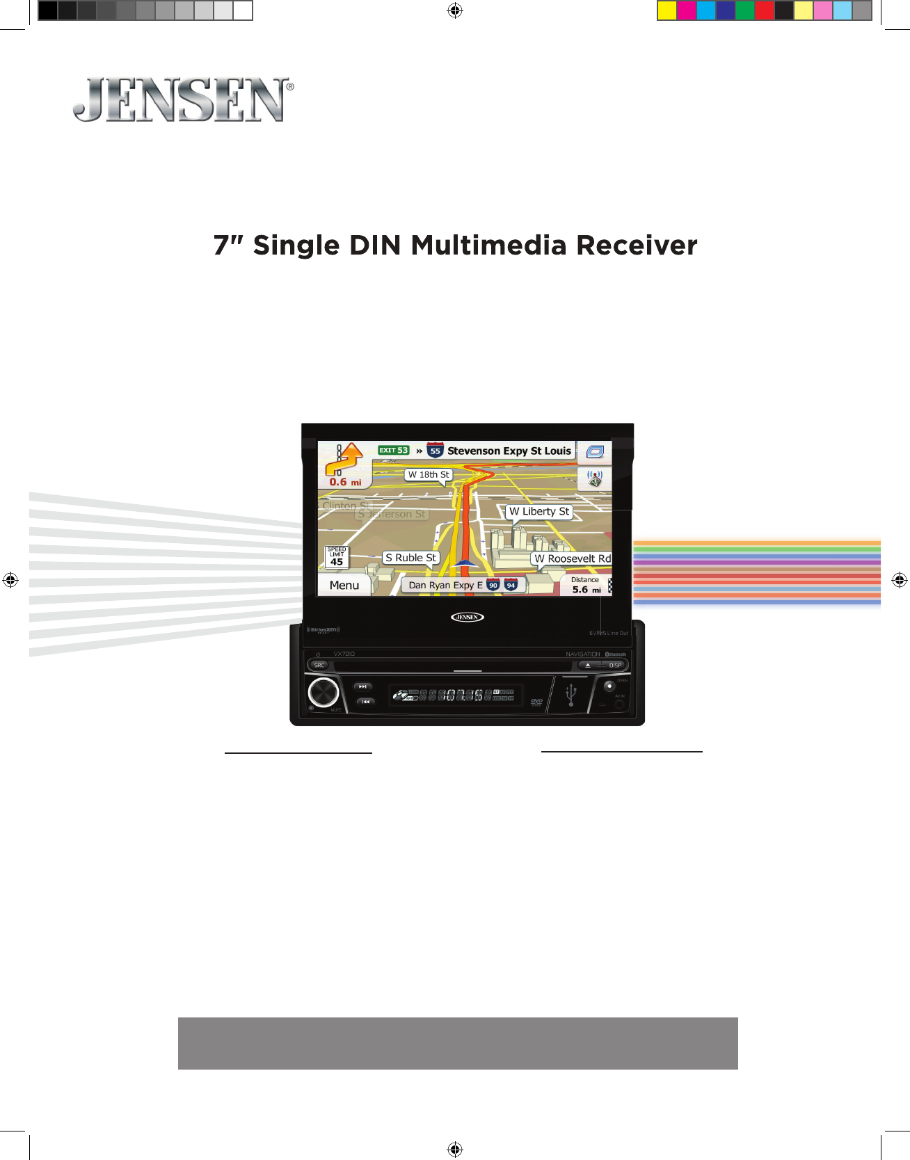 Audiovox Vx7010 Installation Manual