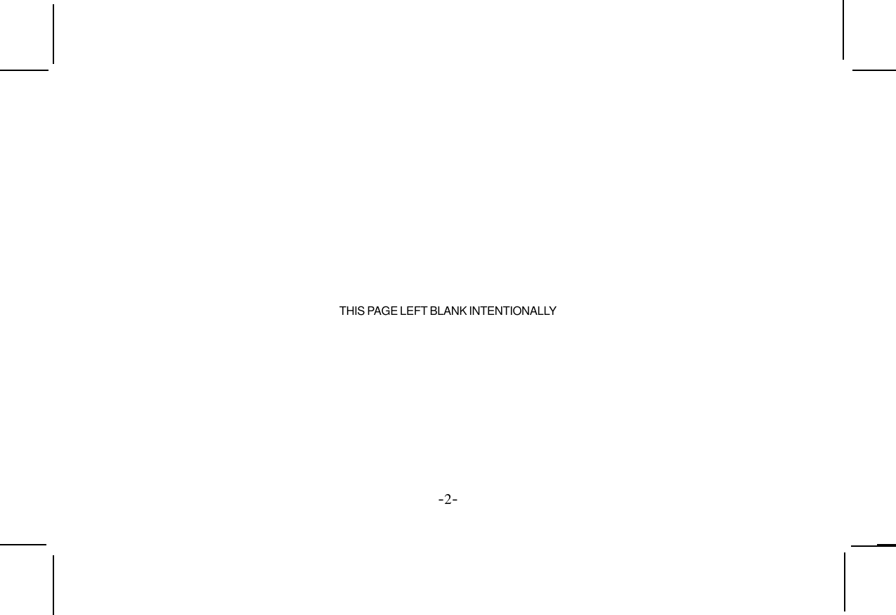 -2-THIS PAGE LEFT BLANK INTENTIONALLY