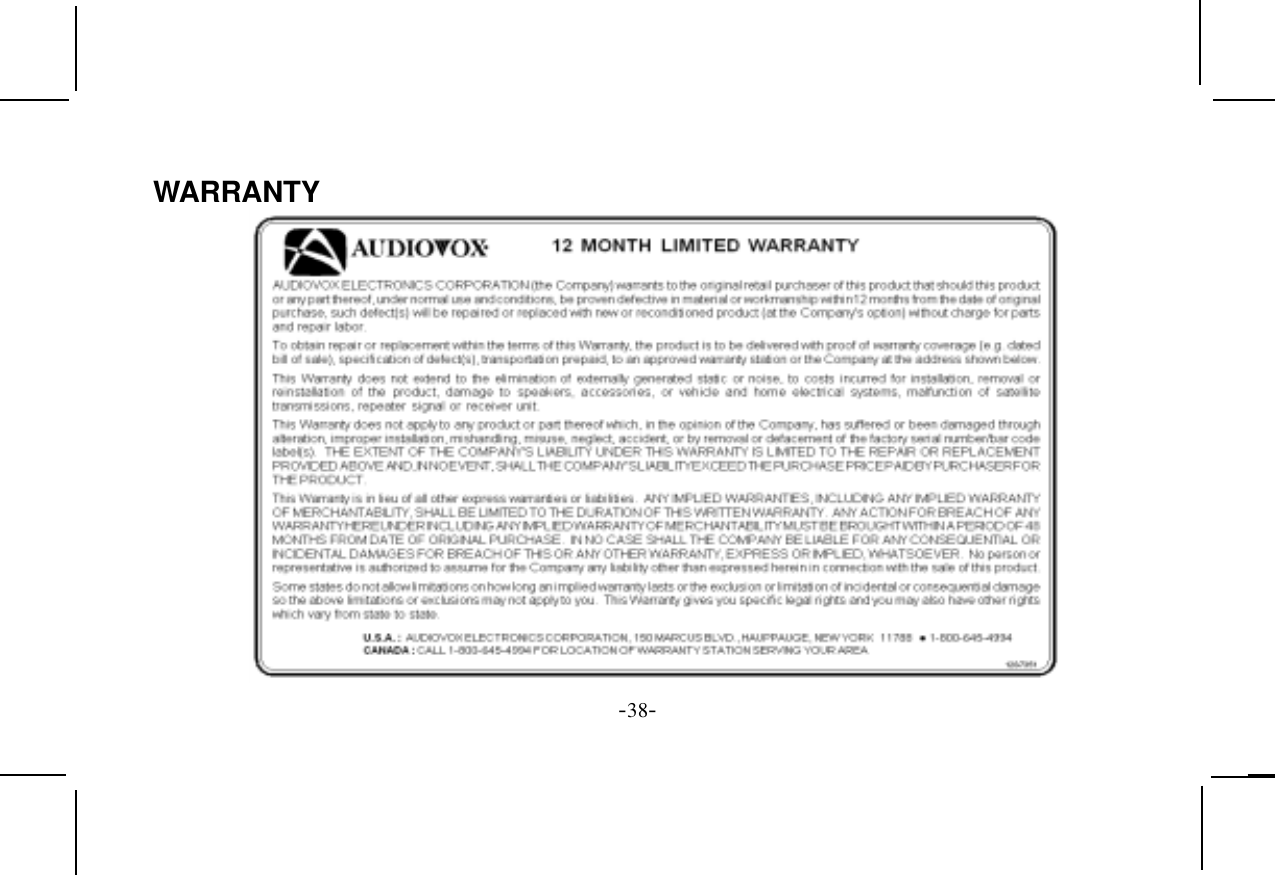 -38-WARRANTY 