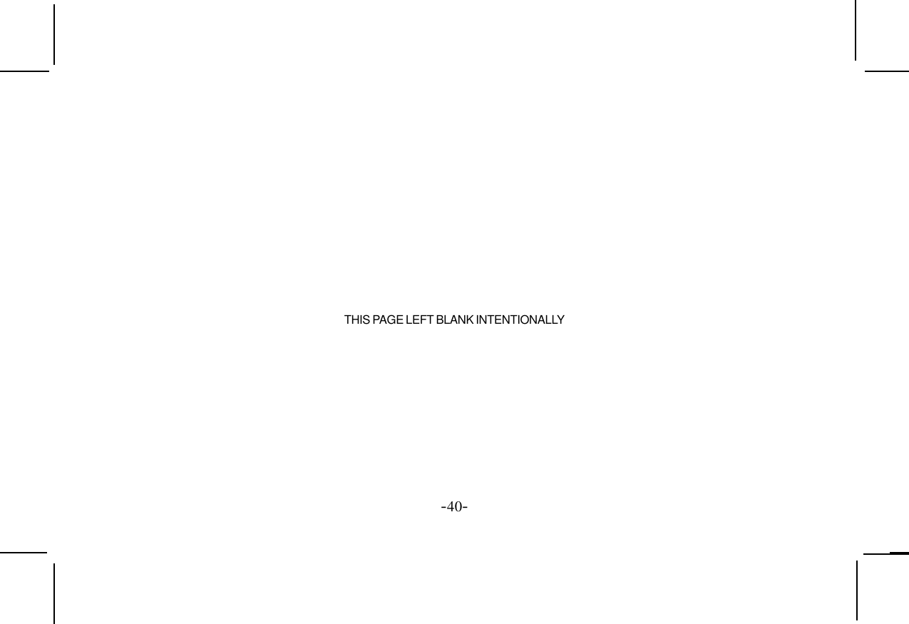 -40-THIS PAGE LEFT BLANK INTENTIONALLY