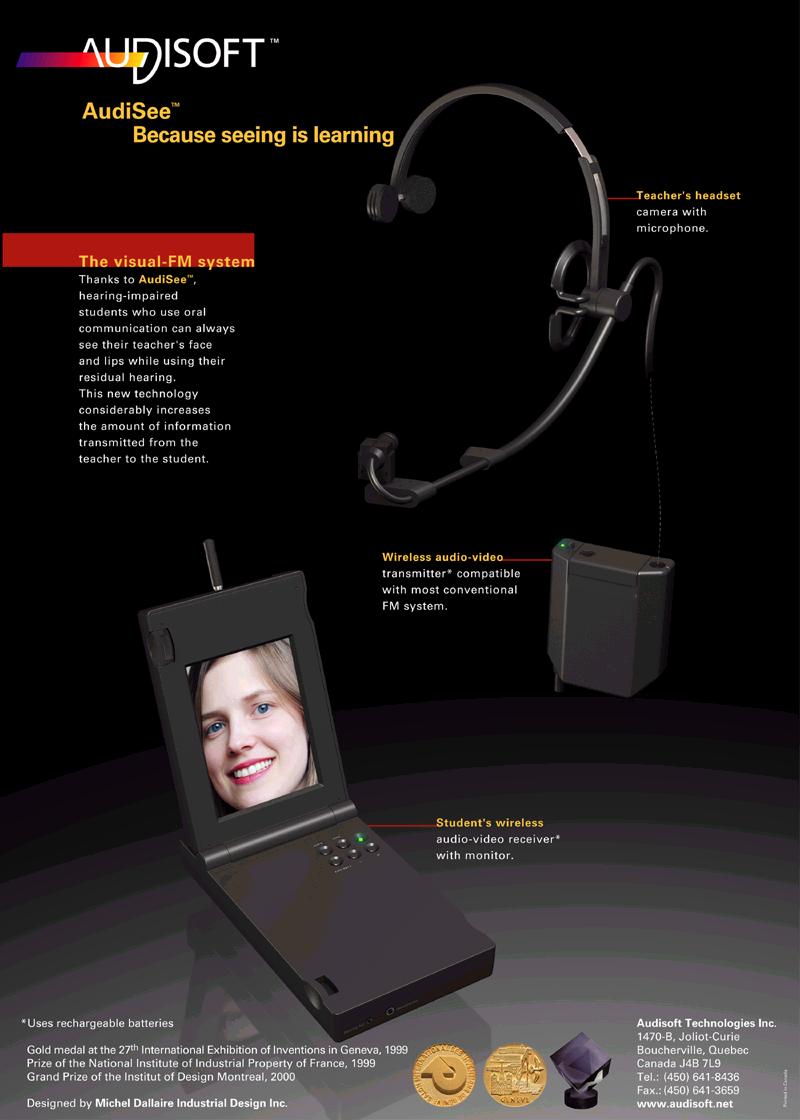 Audio and video transmitter for hearing impaired User Manual