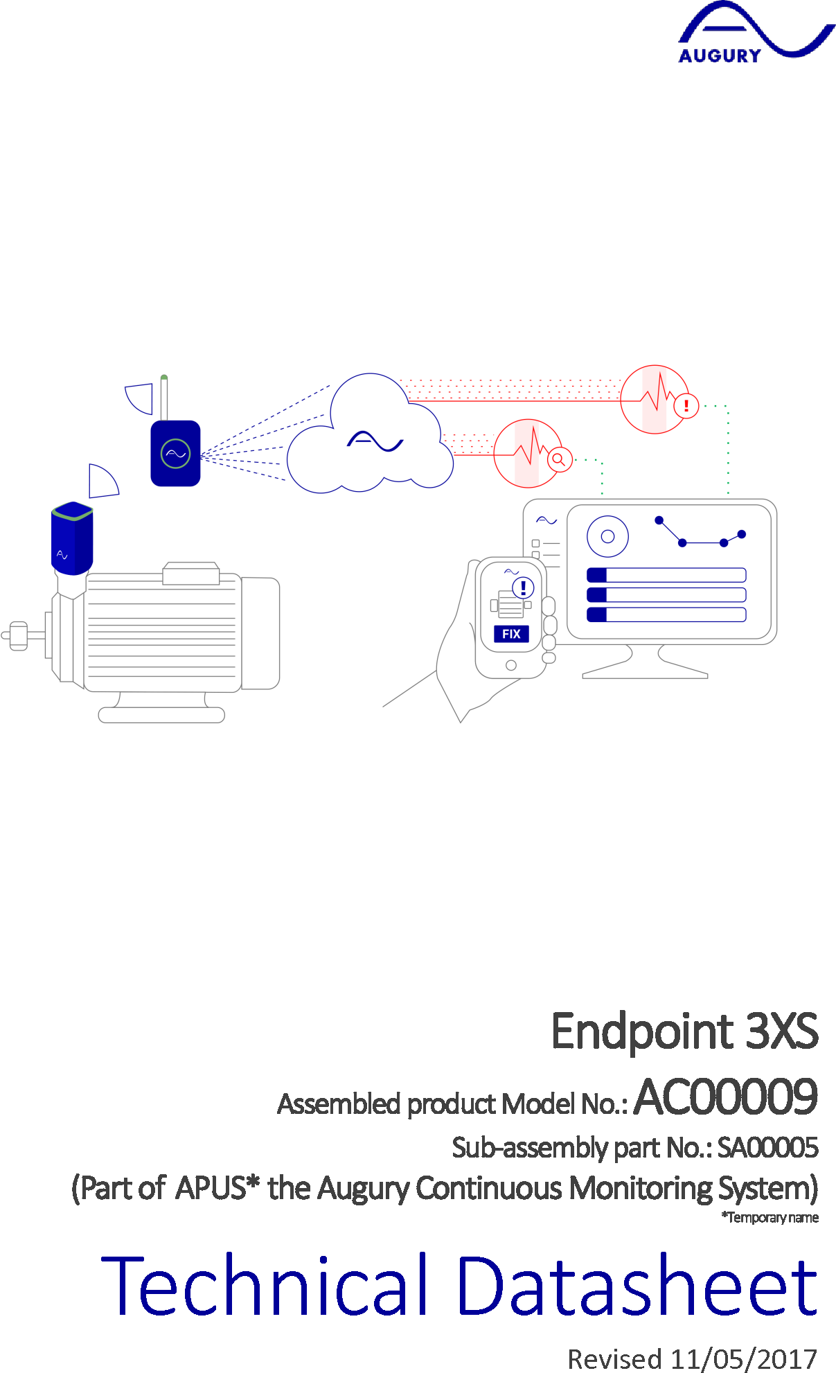 Augury Systems Ac Vibration Sensor User Manual