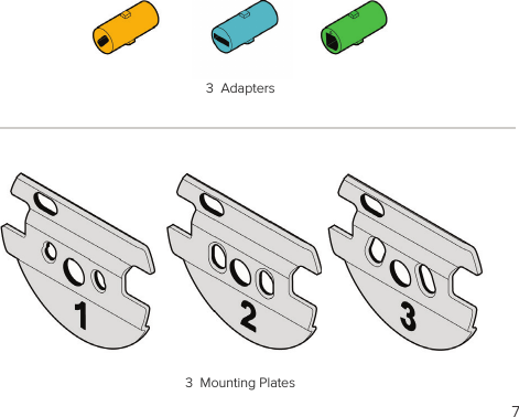 73  Mounting Plates3  Adapters