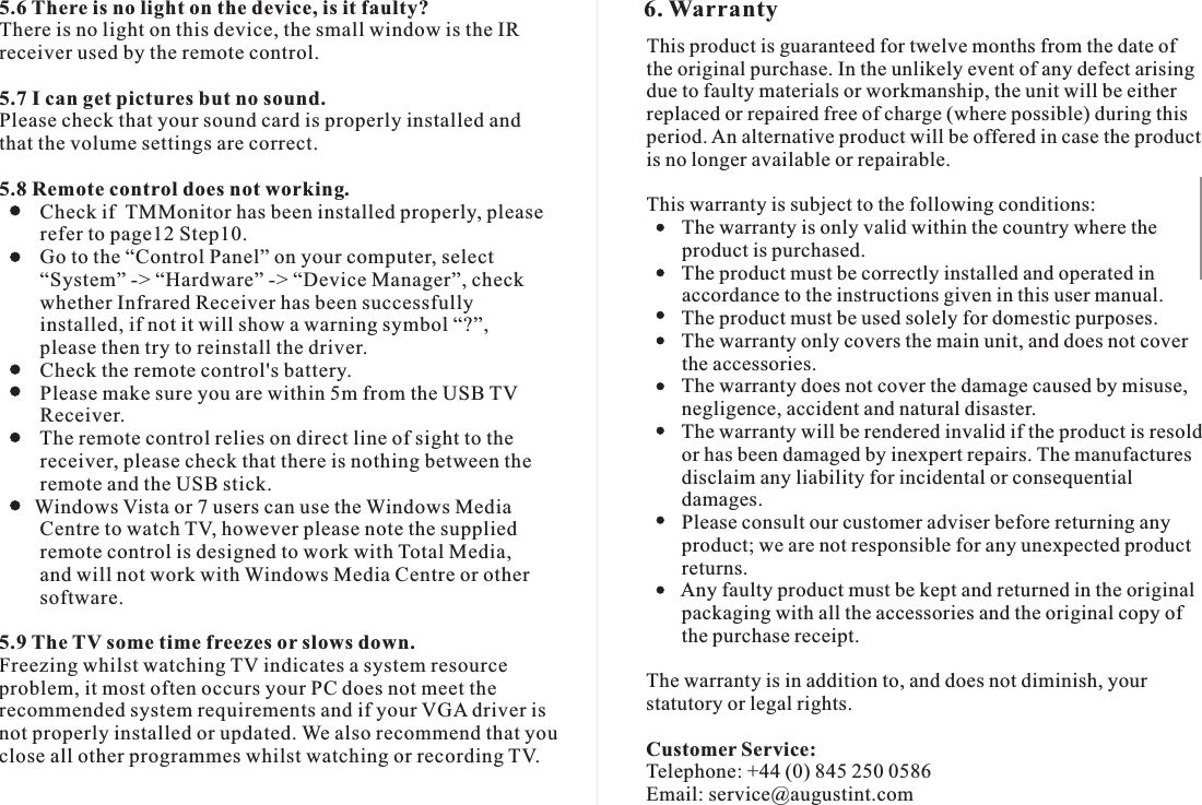 Page 11 of 12 - August T202_manual_20160908 DVB-T202 EN