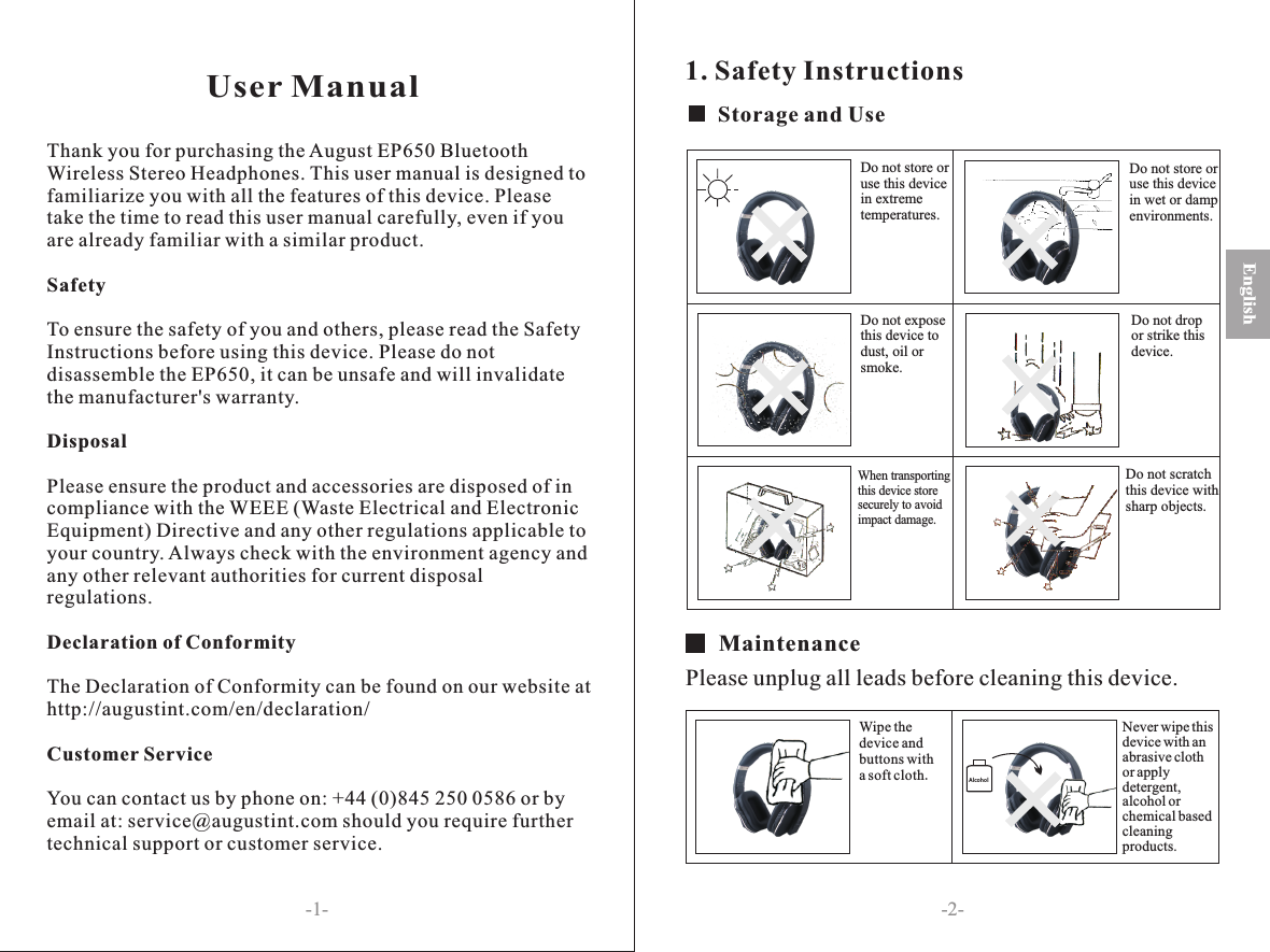 August EP650 manual 20170629 EP650 EN