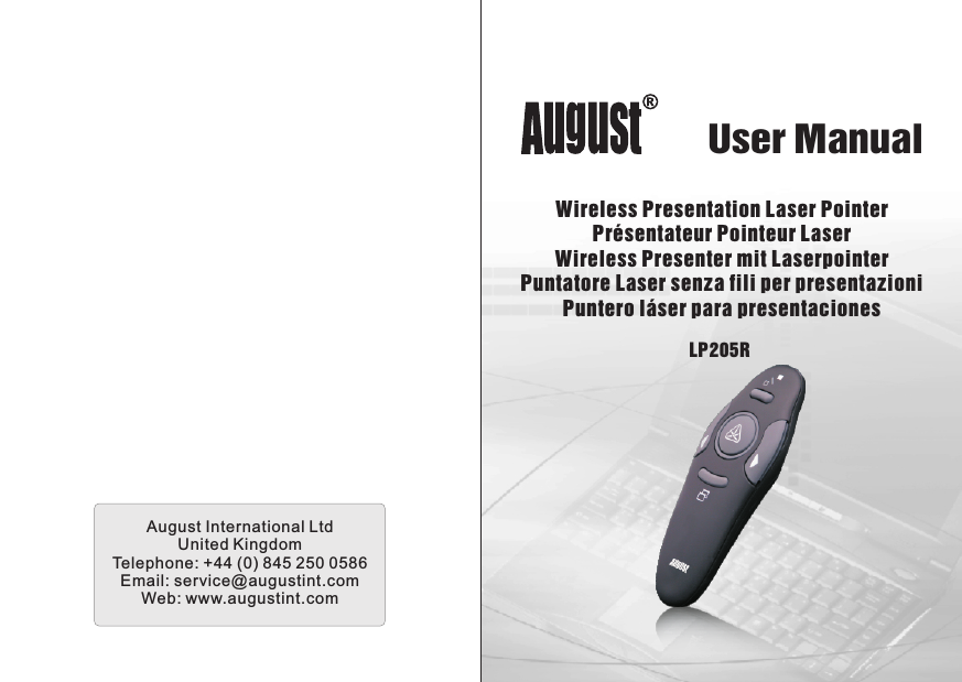 august presentation clicker not working