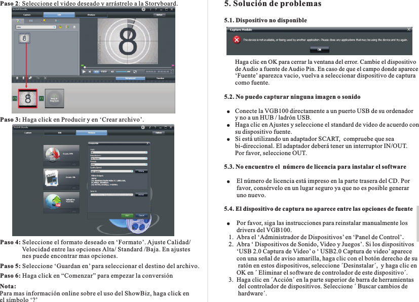 Page 8 of 9 - August VGB100_ Manual_es_20160909 VGB100 ES