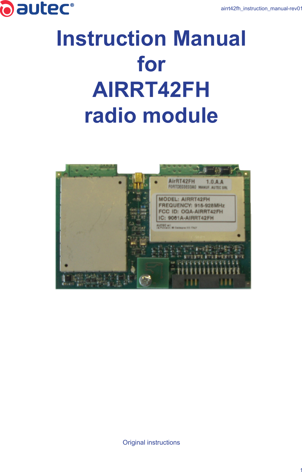 airrt42fh_instruction_manual-rev011Instruction Manual for  AIRRT42FH  radio module Original instructions