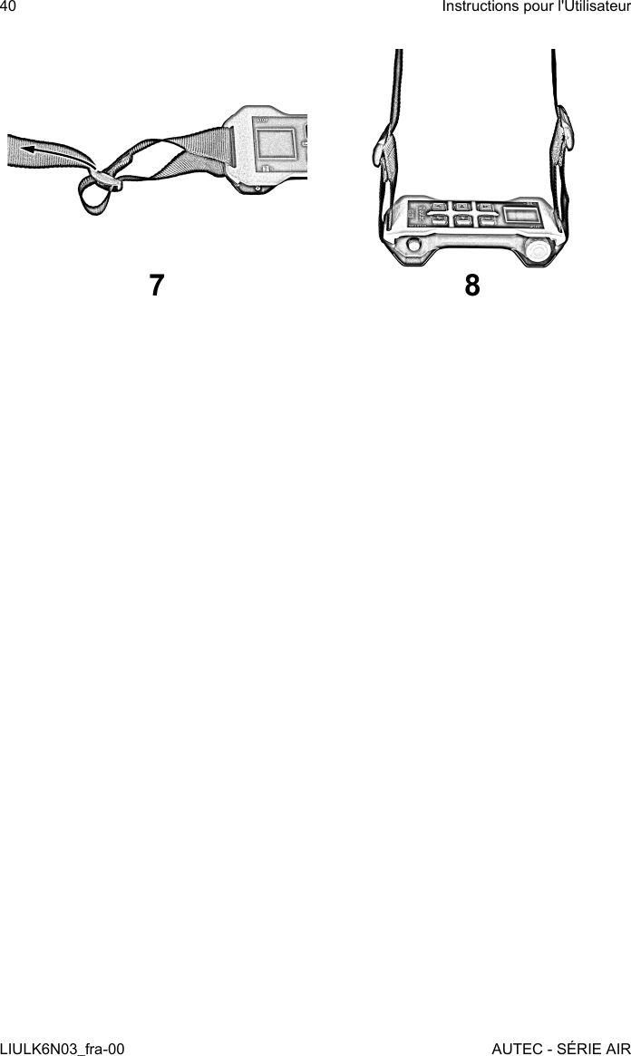 7 840LIULK6N03_fra-00Instructions pour l&apos;UtilisateurAUTEC - SÉRIE AIR