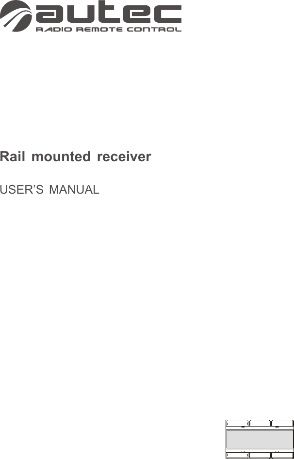 Rail mounted receiverUSER’S MANUAL