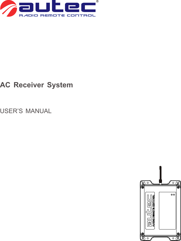 AC Receiver SystemUSER’S MANUAL