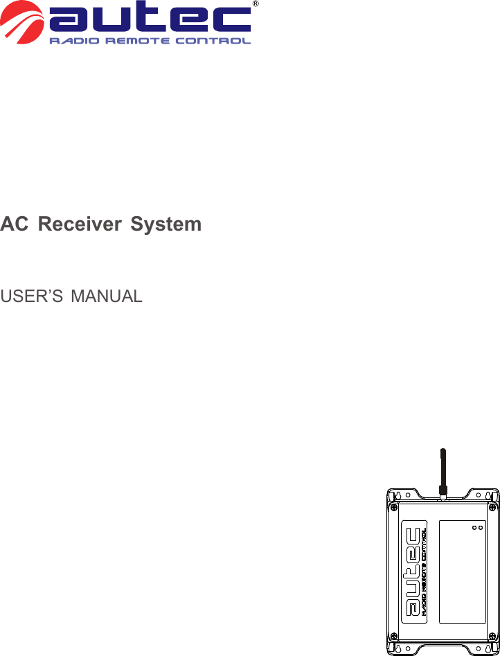 AC Receiver SystemUSER’S MANUAL