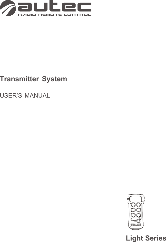 Transmitter SystemUSER’S MANUALLight Series