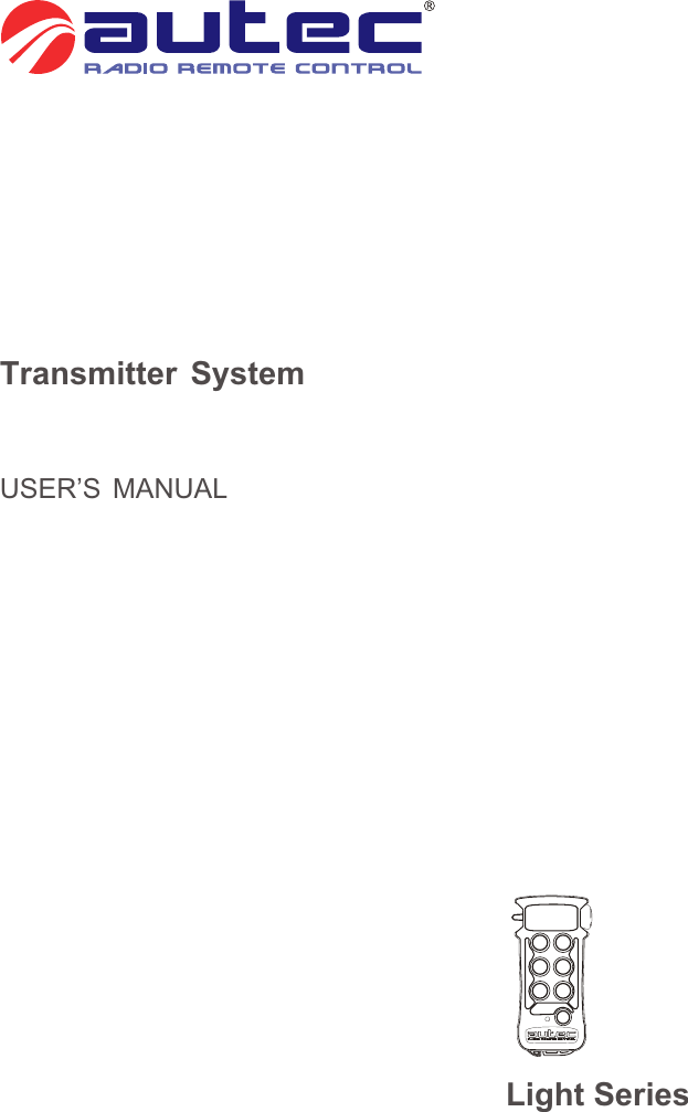 Transmitter SystemUSER’S MANUALLight Series