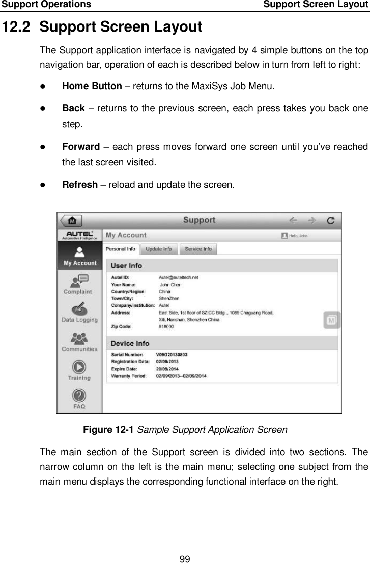 Page 106 of Autel Intelligent Tech MAXISYSELITE2 AUTOMOTIVE DIAGNOSTIC & ANALYSIS SYSTEM User Manual 