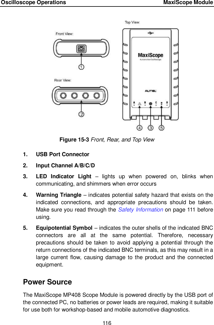 Page 123 of Autel Intelligent Tech MAXISYSELITE2 AUTOMOTIVE DIAGNOSTIC & ANALYSIS SYSTEM User Manual 