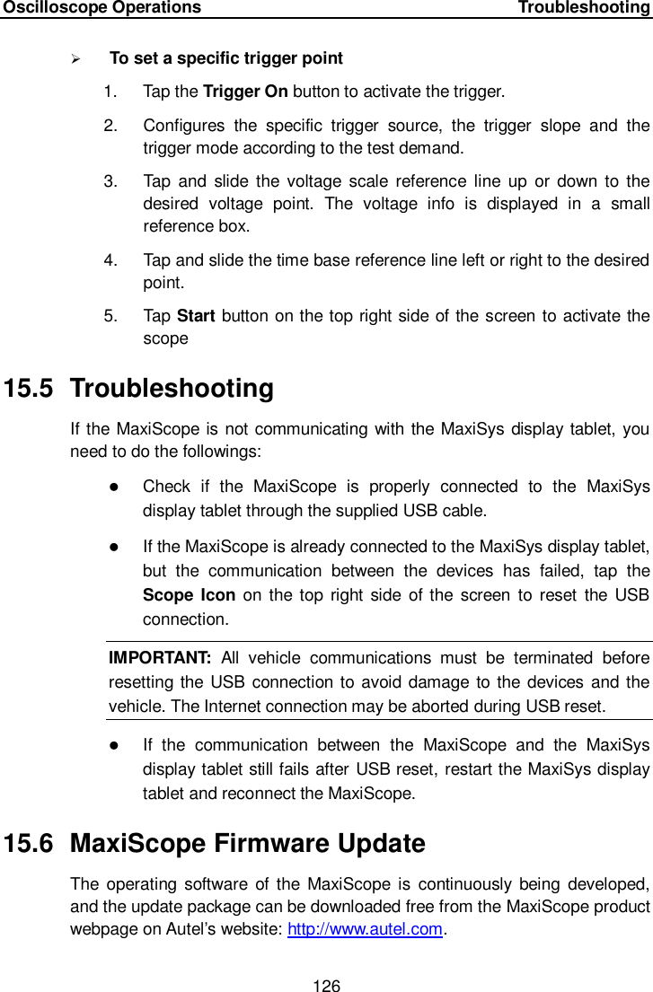Page 133 of Autel Intelligent Tech MAXISYSELITE2 AUTOMOTIVE DIAGNOSTIC & ANALYSIS SYSTEM User Manual 