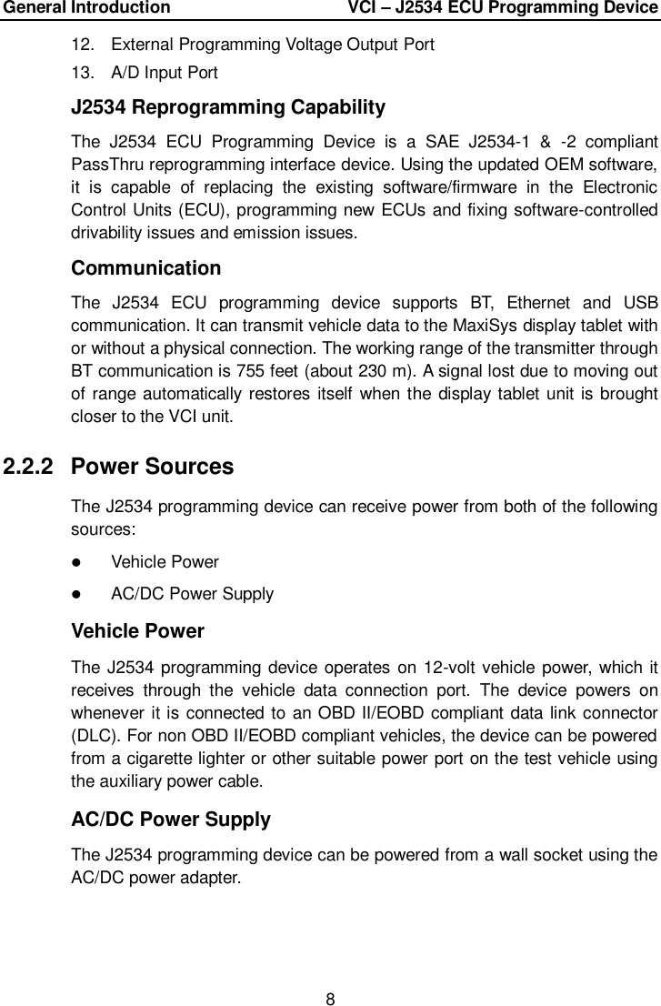 Page 15 of Autel Intelligent Tech MAXISYSELITE2 AUTOMOTIVE DIAGNOSTIC & ANALYSIS SYSTEM User Manual 