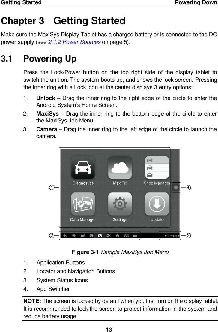 Page 20 of Autel Intelligent Tech MAXISYSELITE2 AUTOMOTIVE DIAGNOSTIC & ANALYSIS SYSTEM User Manual 