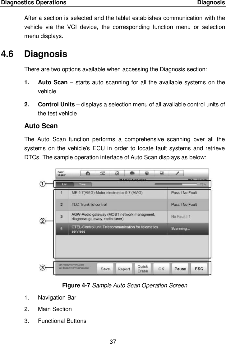 Page 44 of Autel Intelligent Tech MAXISYSELITE2 AUTOMOTIVE DIAGNOSTIC & ANALYSIS SYSTEM User Manual 