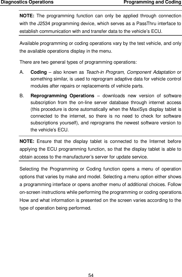 Page 61 of Autel Intelligent Tech MAXISYSELITE2 AUTOMOTIVE DIAGNOSTIC & ANALYSIS SYSTEM User Manual 