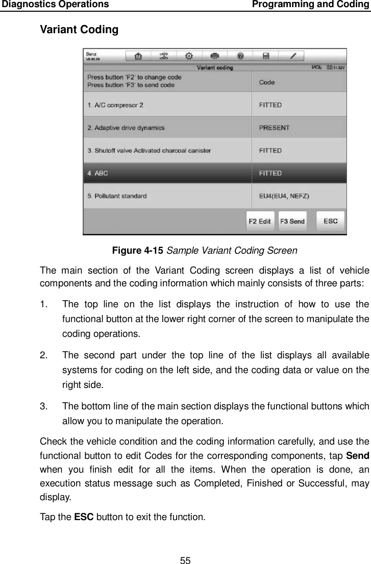 Page 62 of Autel Intelligent Tech MAXISYSELITE2 AUTOMOTIVE DIAGNOSTIC & ANALYSIS SYSTEM User Manual 