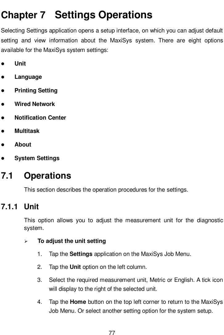 Page 84 of Autel Intelligent Tech MAXISYSELITE2 AUTOMOTIVE DIAGNOSTIC & ANALYSIS SYSTEM User Manual 