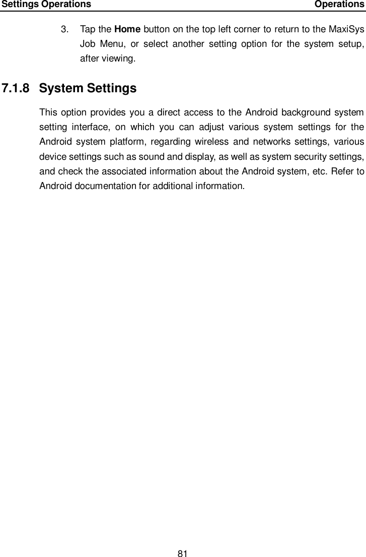 Page 88 of Autel Intelligent Tech MAXISYSELITE2 AUTOMOTIVE DIAGNOSTIC & ANALYSIS SYSTEM User Manual 