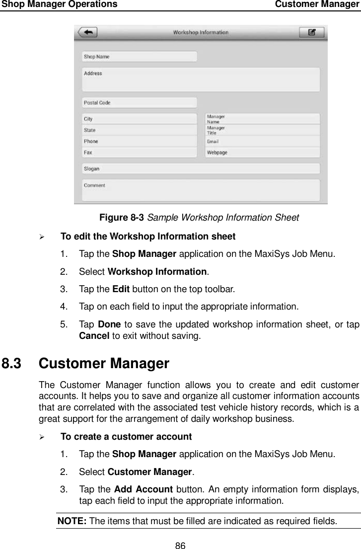 Page 93 of Autel Intelligent Tech MAXISYSELITE2 AUTOMOTIVE DIAGNOSTIC & ANALYSIS SYSTEM User Manual 