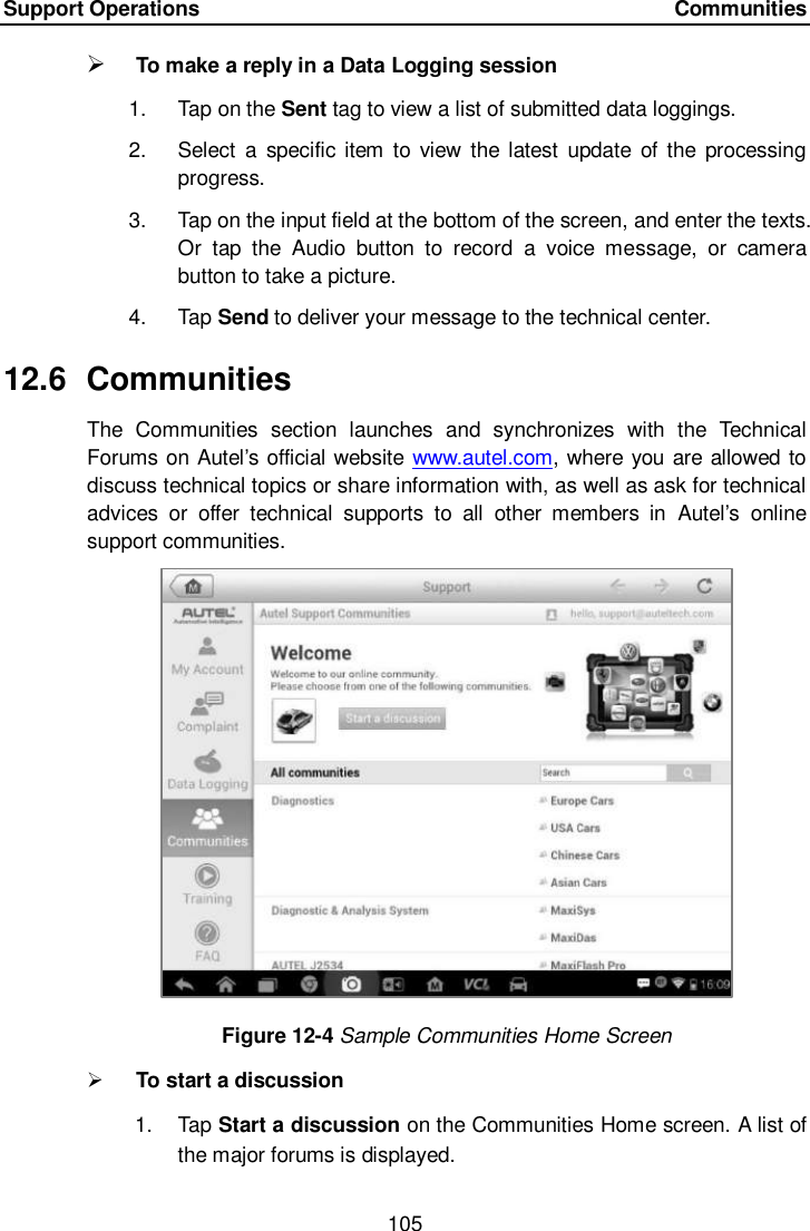 Page 112 of Autel Intelligent Tech MAXISYSMY906BT AUTOMOTIVE DIAGNOSTIC & ANALYSIS SYSTEM User Manual 