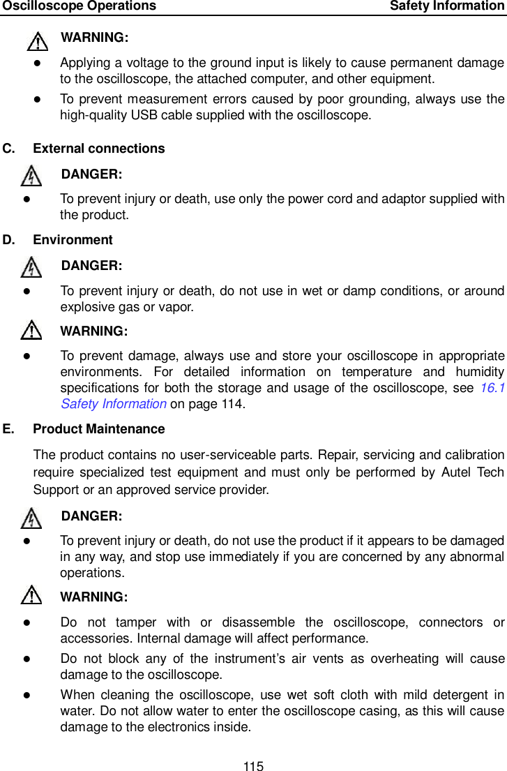 Page 122 of Autel Intelligent Tech MAXISYSMY906BT AUTOMOTIVE DIAGNOSTIC & ANALYSIS SYSTEM User Manual 